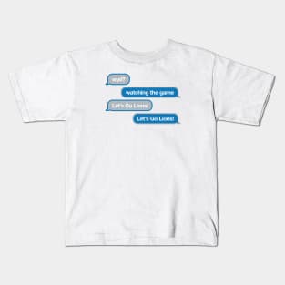 Lions WYD Text Kids T-Shirt